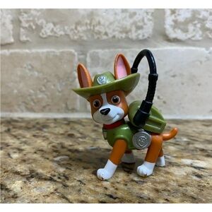 Rare Paw Patrol Figure Tracker Chihuahua Jungle 2.5" PVC Figure Spin Master Toy